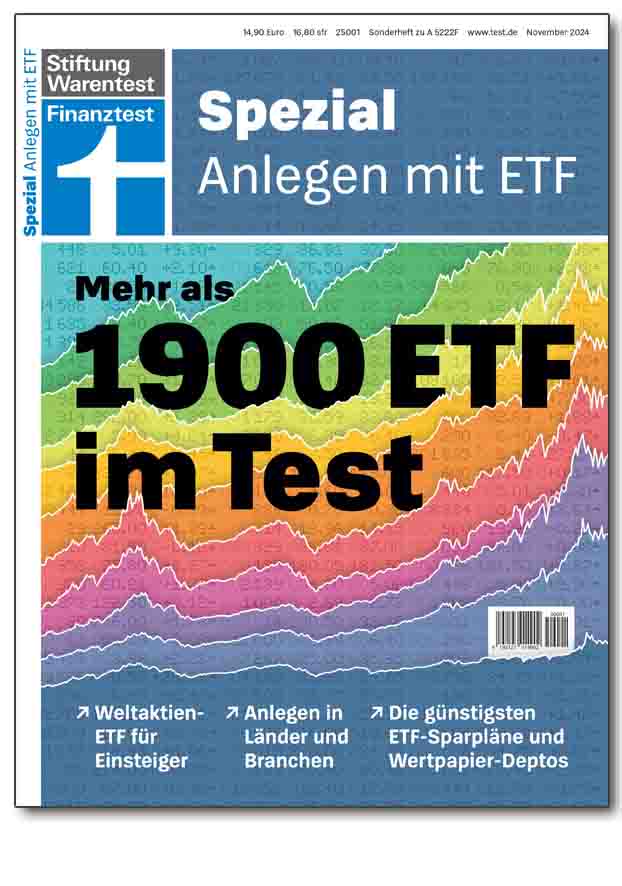 Finanztest Spezialheft: Anlegen mit ETF - Verbraucherzentrale