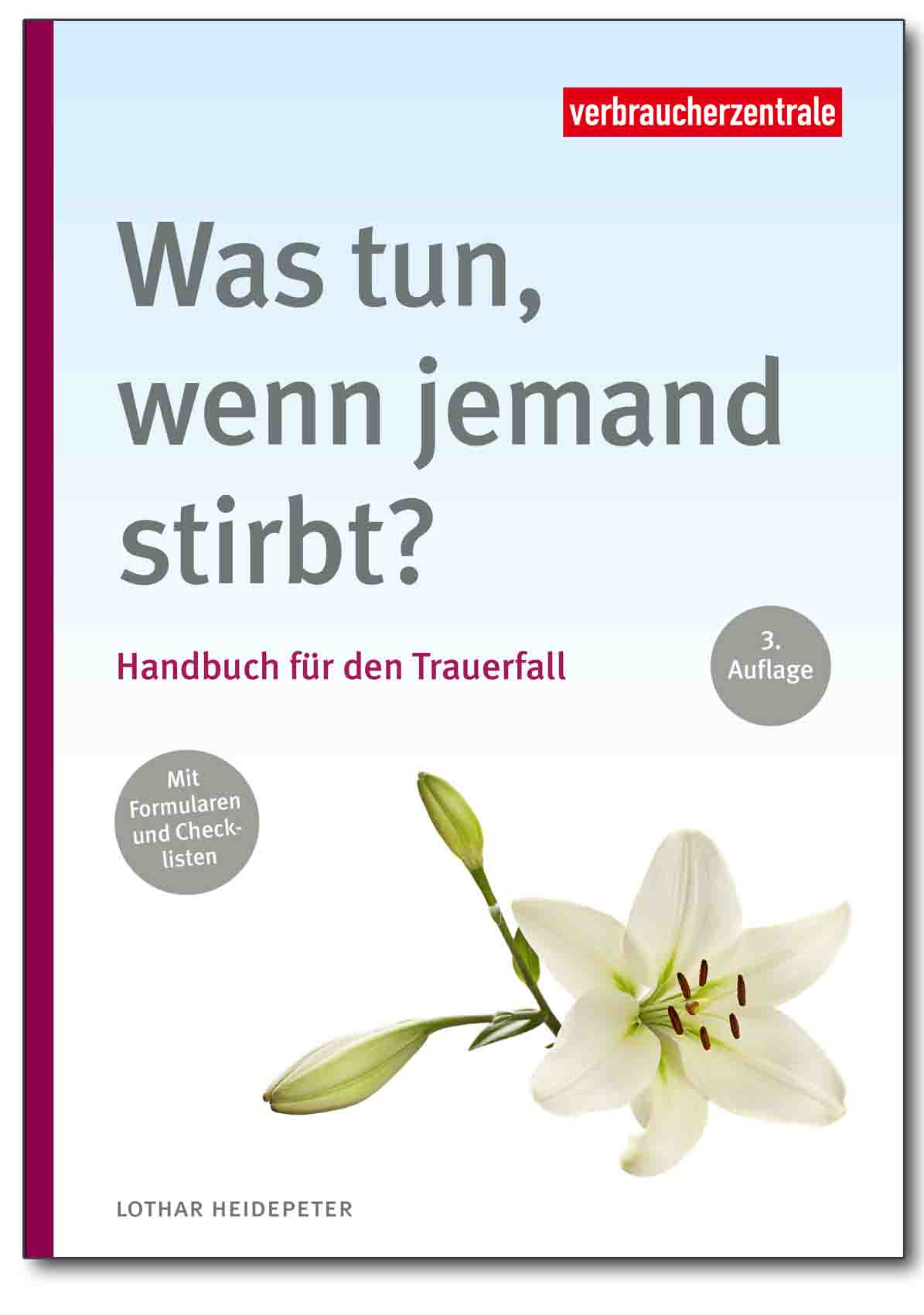 Buch - Handbuch für den Trauerfall - Shop Verbraucherzentrale